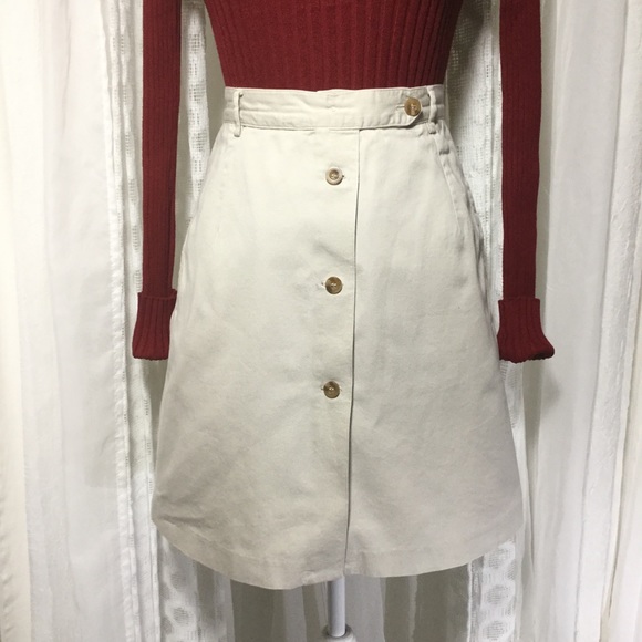 Vintage Dresses & Skirts - Vintage 90s tan/khaki skort Size 10